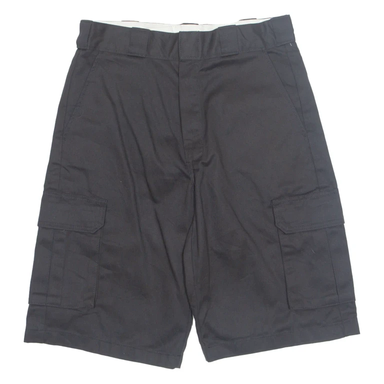 DICKIES Mens Workwear Shorts Black Loose M W30