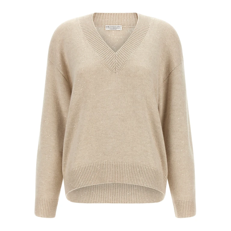 Brunello Cucinelli Beige Cashmere Cardigan Clothing - Women