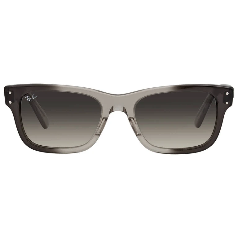 Ray Ban Burbank Grey Gradient Rectangular Mens Sunglasses RB2283 134071 55