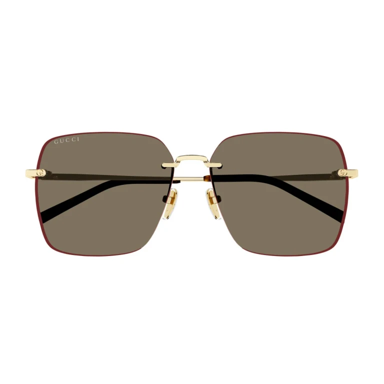 Gucci Gg1955sa Linea Institutional Logo Gold Metallo Sunglasses - Women