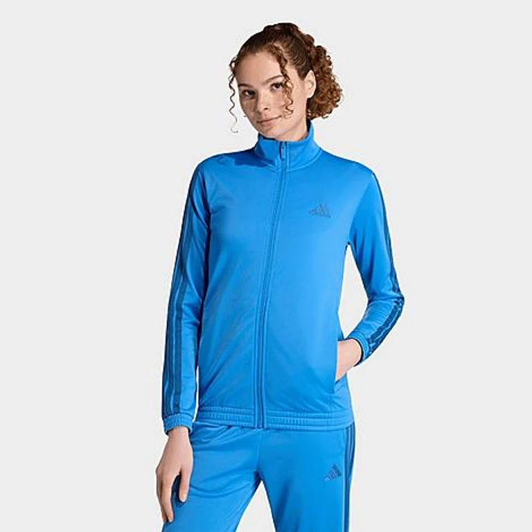 adidas Women's Sportswear DAYREADY Track Top in Ray Blue Size: XS