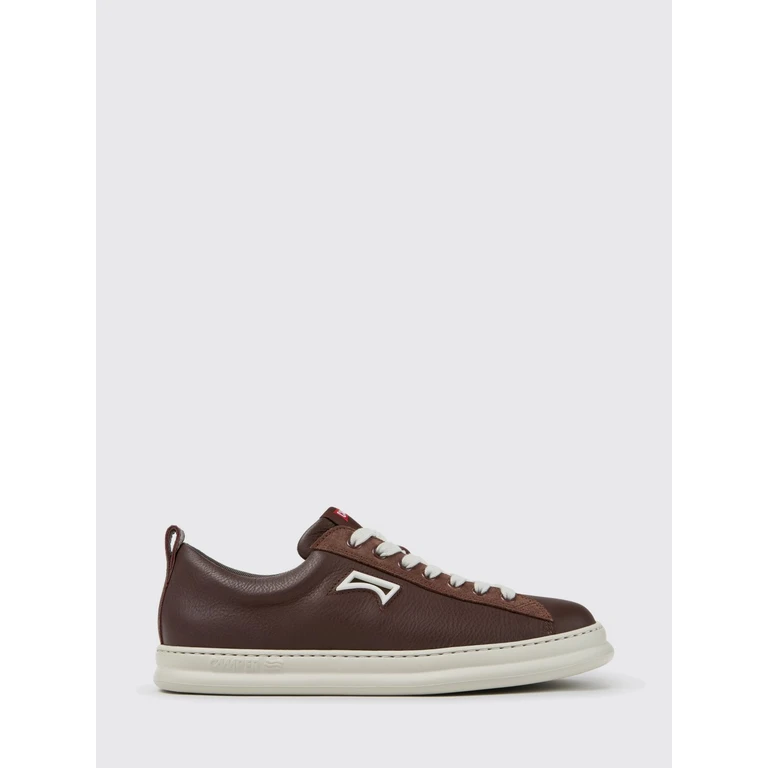 Runner Low-Top Sneakers in Natural Grained Leather with XL Extralight Sole (K101052-015RUNNER0)