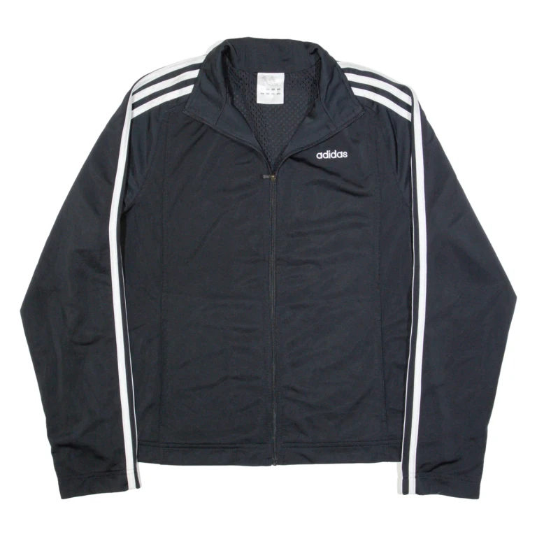 ADIDAS Womens Track Jacket Black L