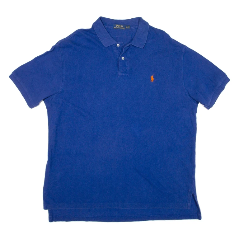 POLO RALPH LAUREN Mens Polo Shirt Blue XL