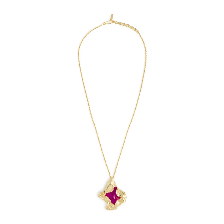 Completedworks Recycled Brass Necklace 18k Gold Plating One Size