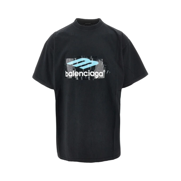 BALENCIAGA '3B Taped' print T-shirt Man M