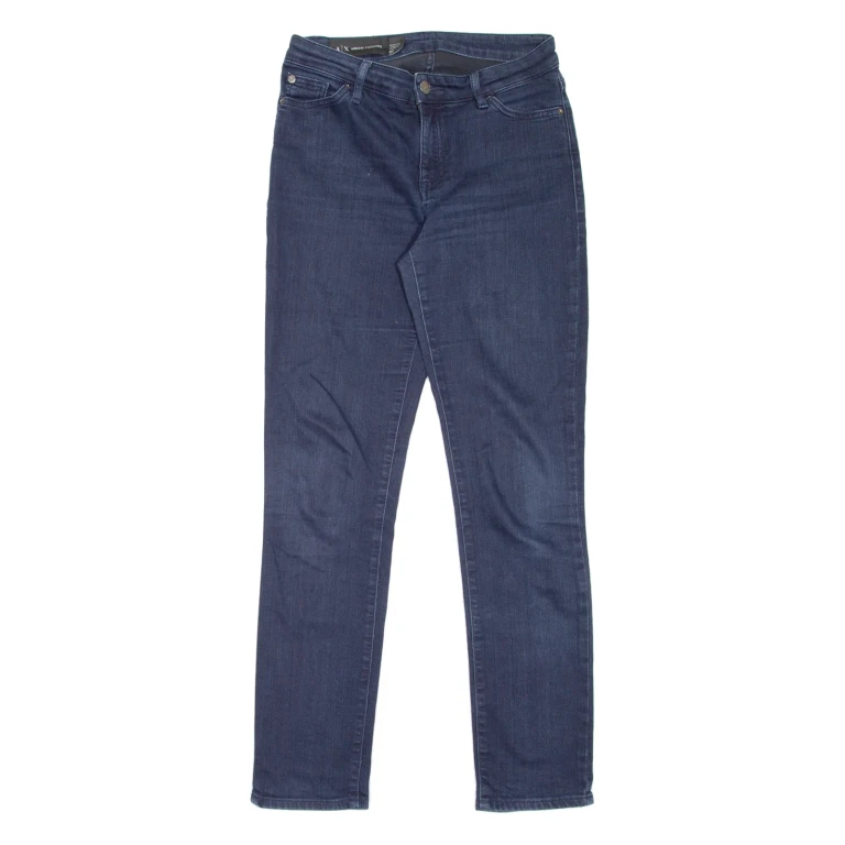 ARMANI EXCHANGE Cigarette Womens Jeans Blue Slim Skinny W27 L29