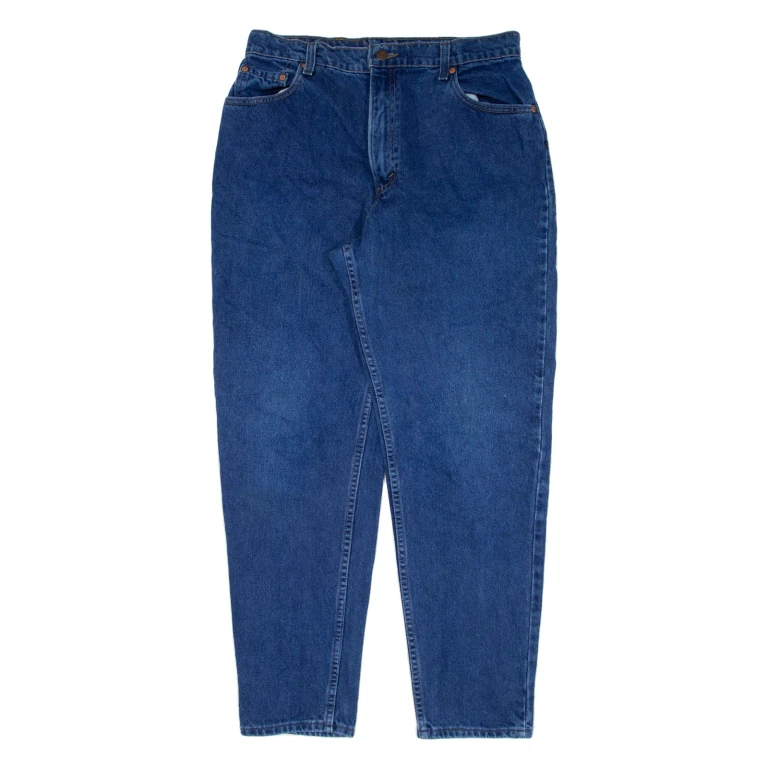 LEVI'S Womens Jeans Blue Regular Mom W30 L28