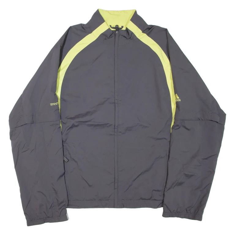 ADIDAS Mens Track Jacket Grey L