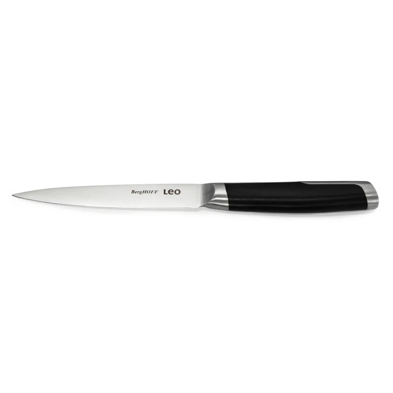 Leo Graphite Stainless Steel Utility Knife 4.75"