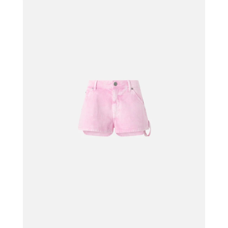 Pinko - Short workwear en bull de coton - 25