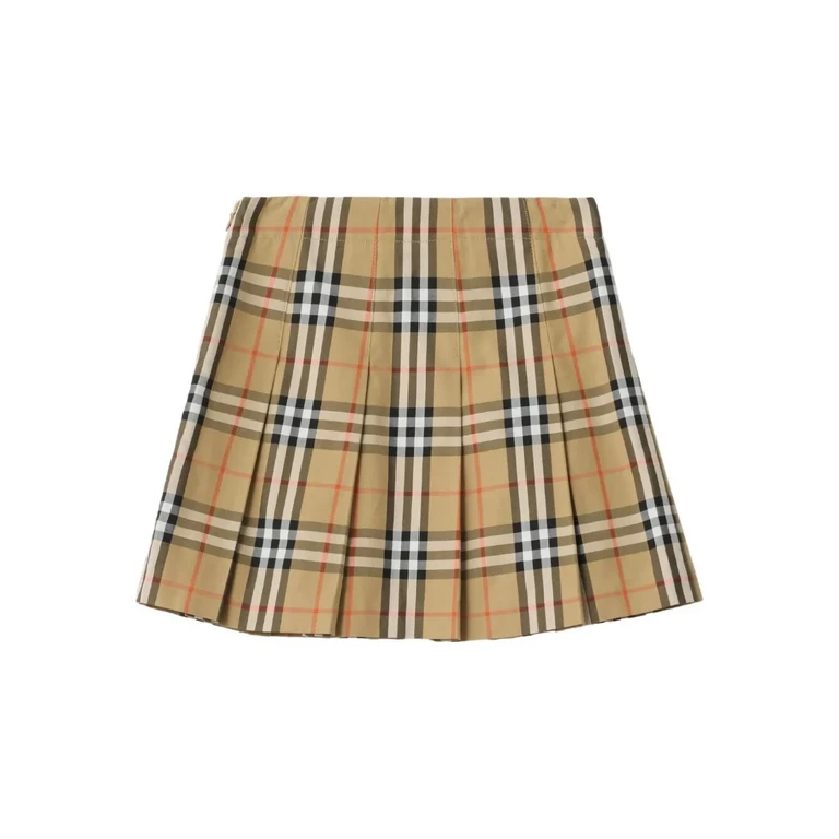 BURBERRY KIDS Gonna A Pieghe