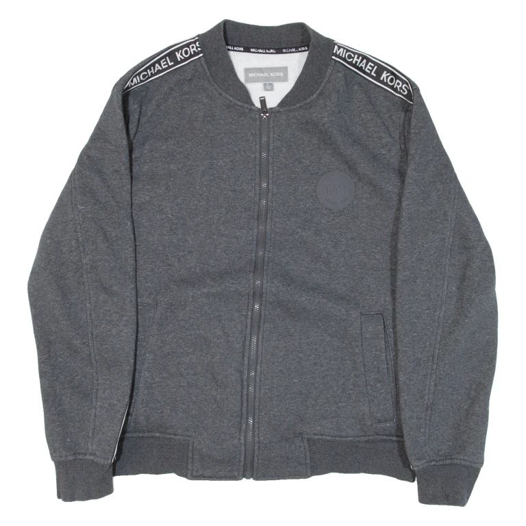 MICHAEL KORS Mens Bomber Jacket Grey L