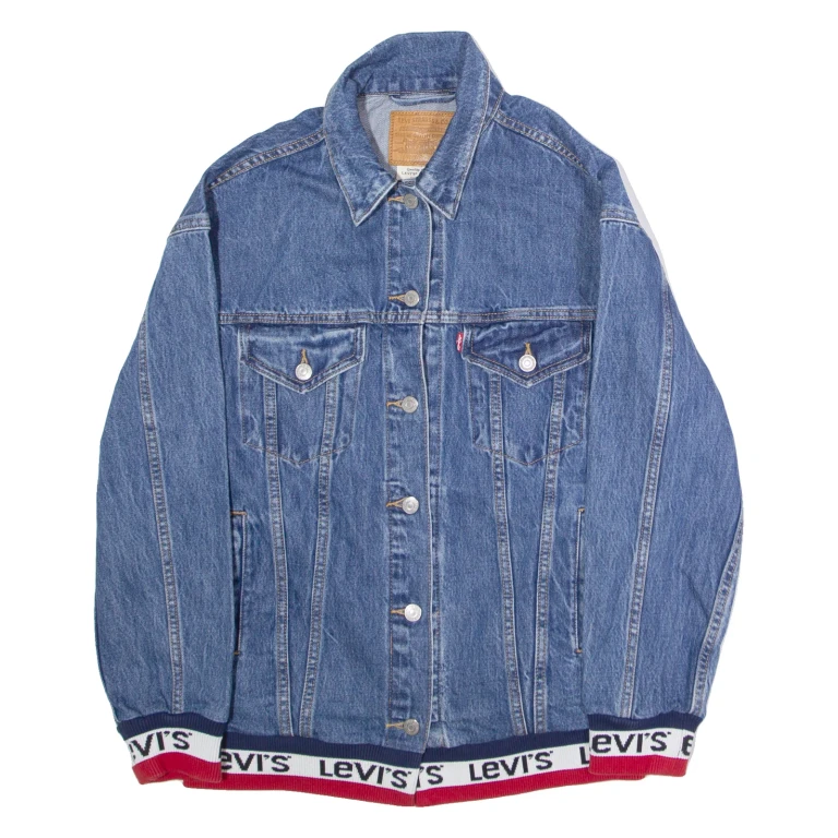 LEVI'S BIG E Womens Denim Jacket Blue XS