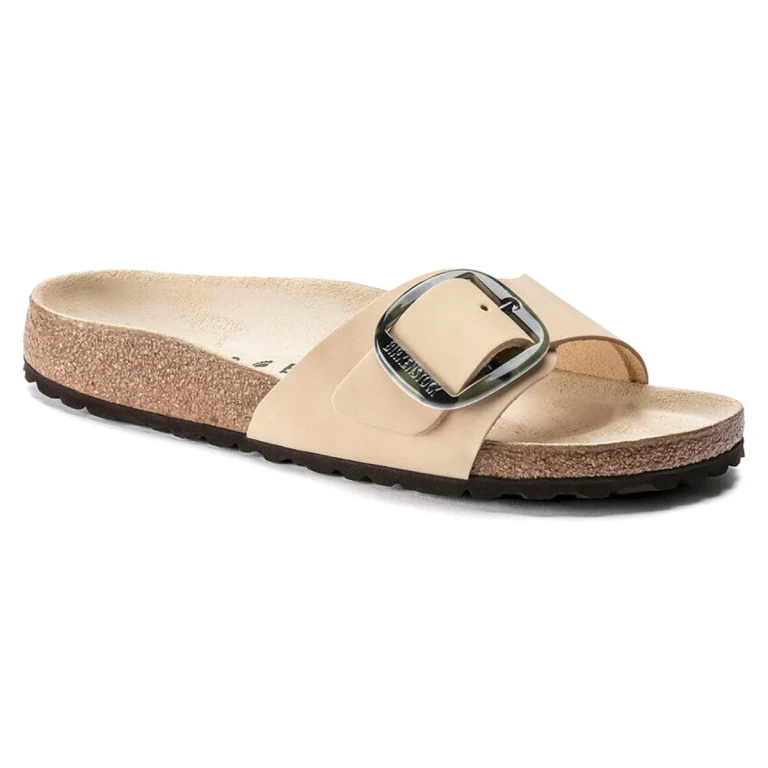 Women's Madrid Big Buckle Nubuck Sandals