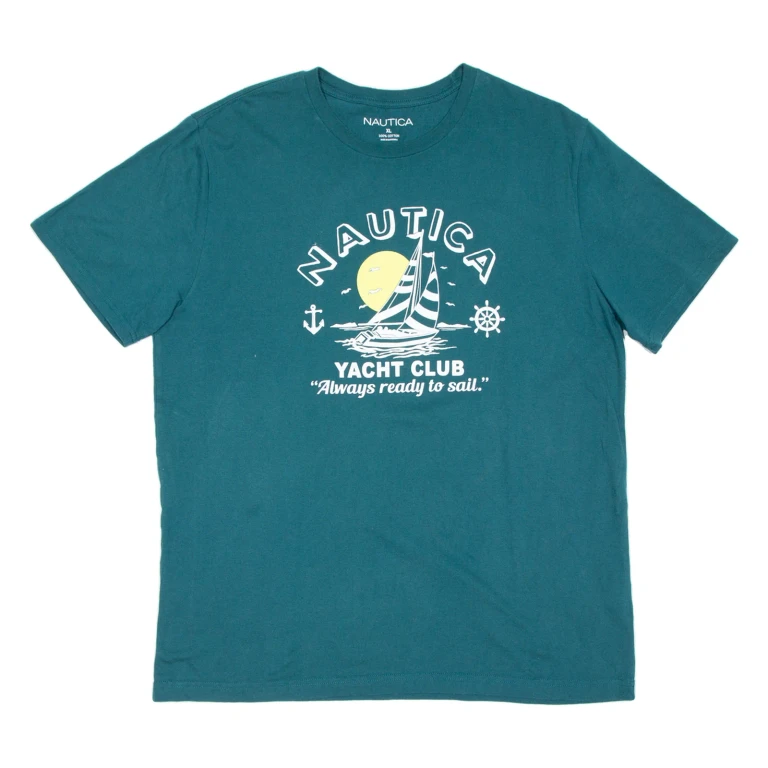 NAUTICA Mens T-Shirt Green XL