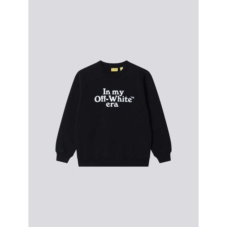 OFF-WHITE KIDS Sweater Kids color Black (OBBA001S26FLE0060001)