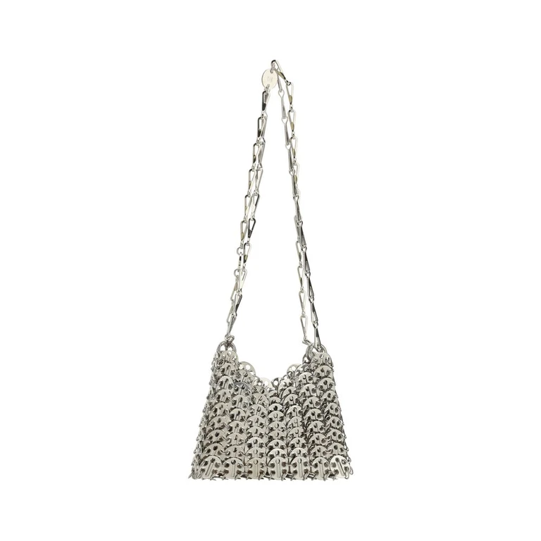 Rabanne Gray Lamb Ovis Aries Shoulder Bag - Women