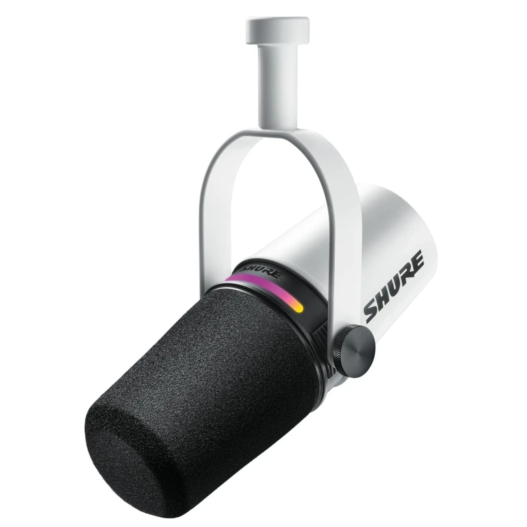 MV7+ Podcast XLR/USB Microphone (White)
