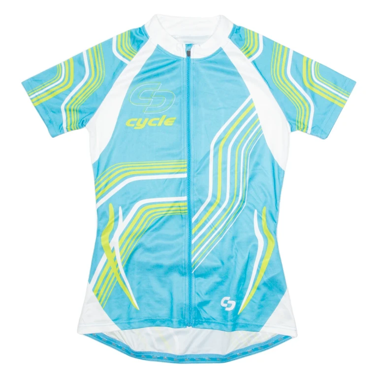 CRIVIT Cycling Womens Jersey Blue 1/4 Zip S