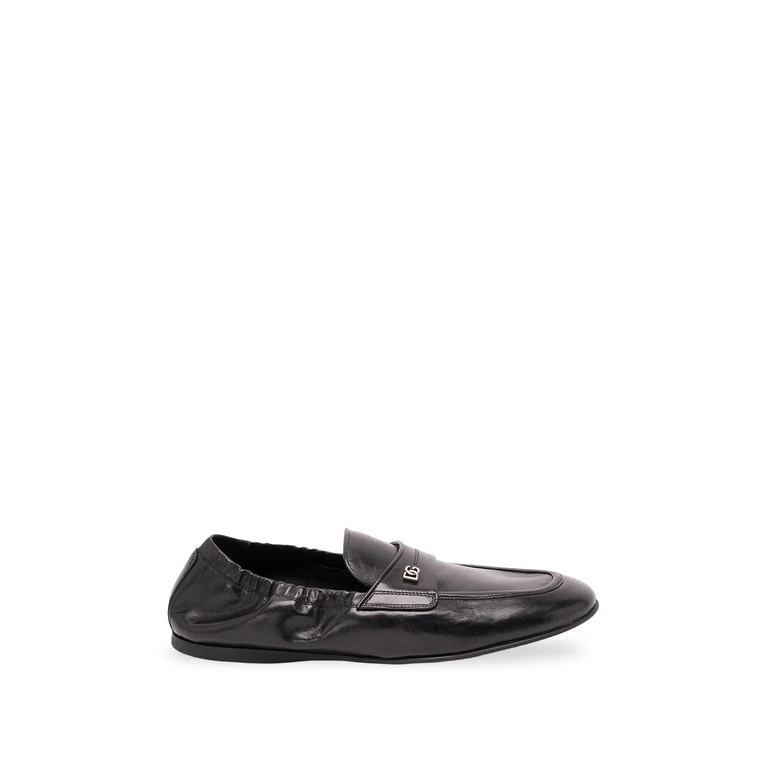 Elastic-Back Loafers