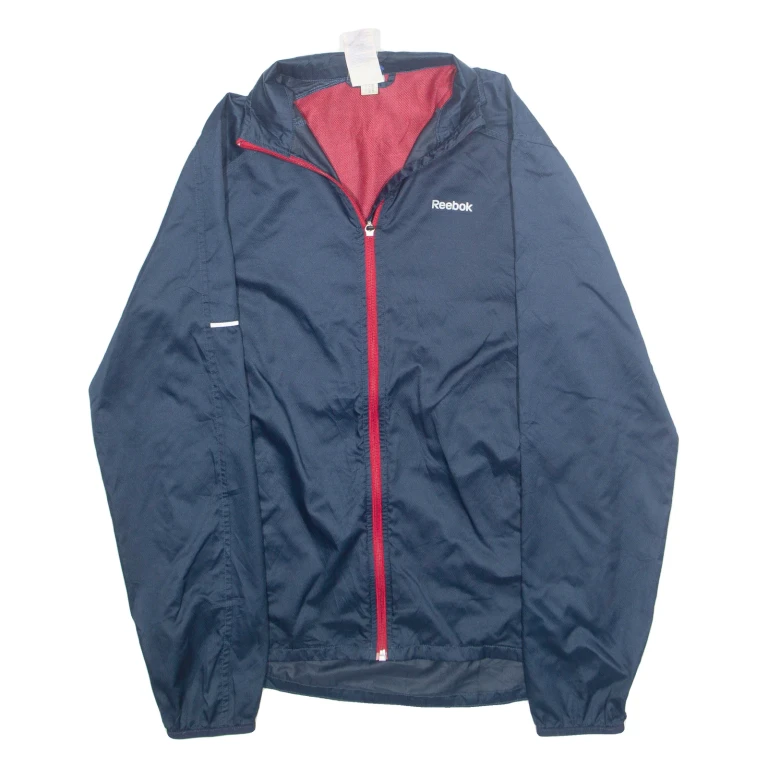 REEBOK Mens Track Jacket Blue S