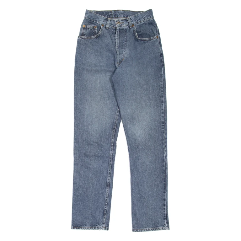 DONOVAN Womens Jeans Blue Regular Mom Stone Wash W24 L29
