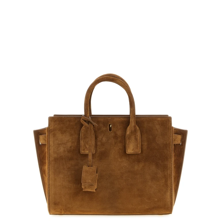 Saint Laurent Brown Calfskin Handbag Bag - Women (SA333127BM)