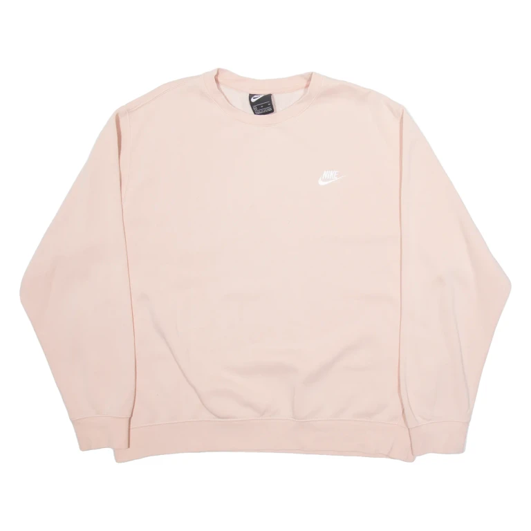 NIKE Womens Sweatshirt Pink XL