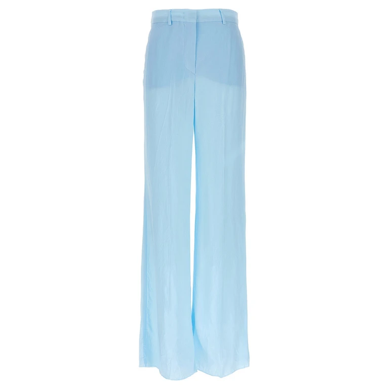 Sportmax Blue Viscose Casual Pants - Women