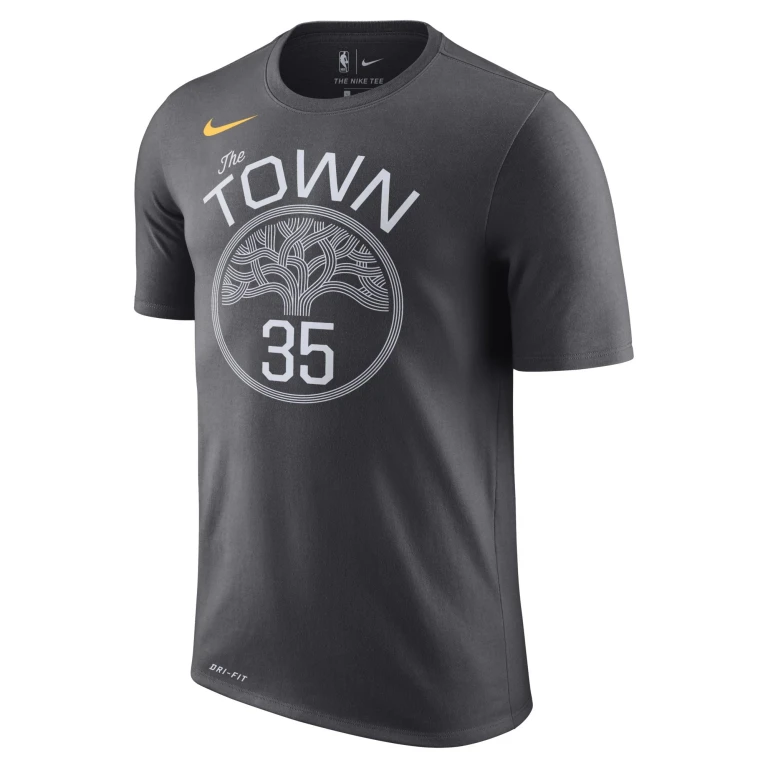 Men's NBA Golden State Warriors Town Durant Name & Number Tee