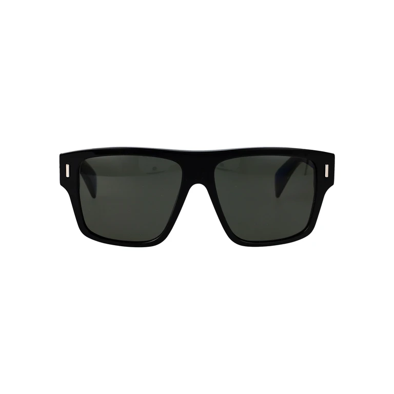 Alexander McQueen Am0550s 001 Black-black-grey Acetate Sunglasses - Men