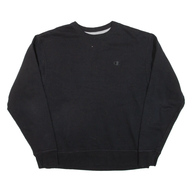 CHAMPION Mens Sweatshirt Black M
