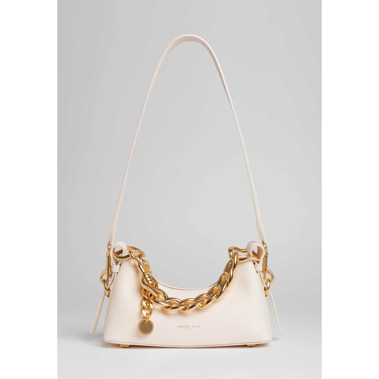 Shoulder Bag Sm Lunch Box Cream-White-Croc