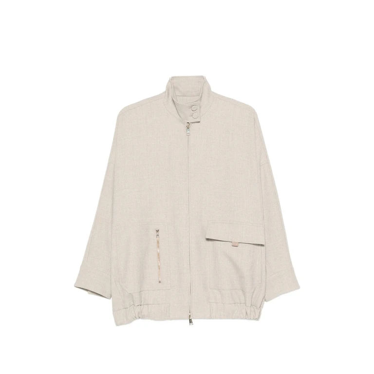High-neck Jacket