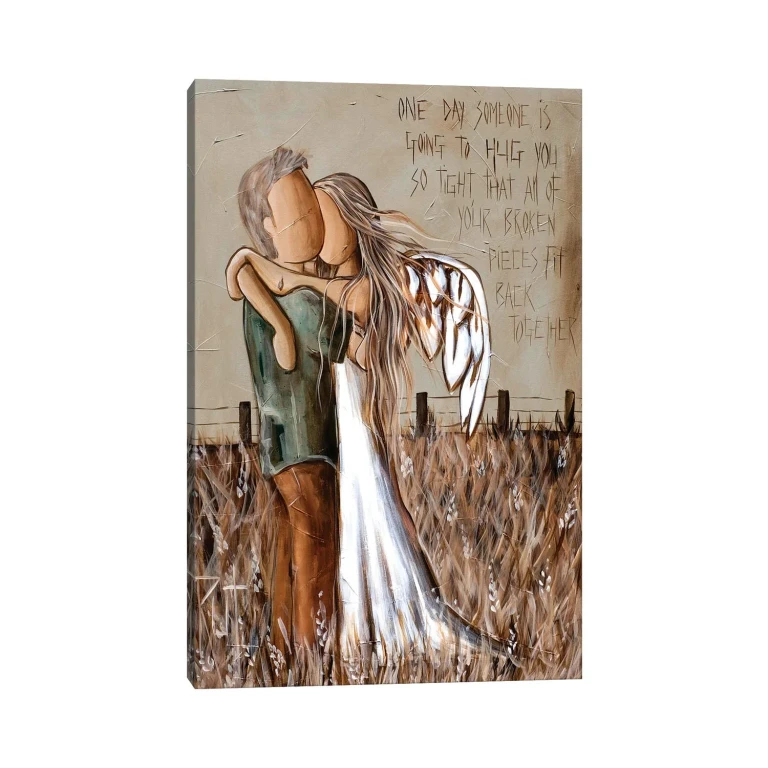 One Day Someone by Ruth's Angels - Canvas Gallery Wrap