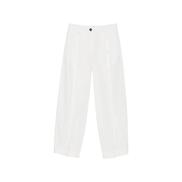 Pleated Wide-leg Trousers