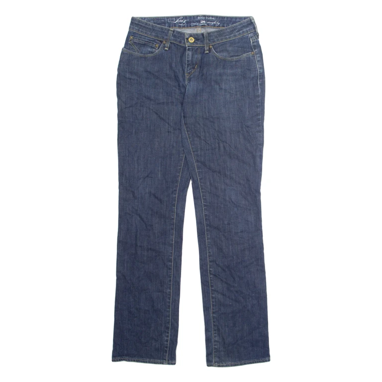 LEVI'S Mens Jeans Blue Regular Straight Stone Wash W28 L32