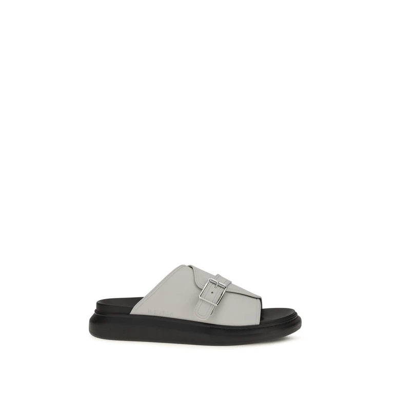Alexander McQueen Gray Polyurethane Sandals - Men
