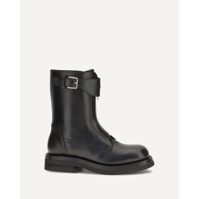 ALEXANDER McQUEEN Leather Boots Female 38