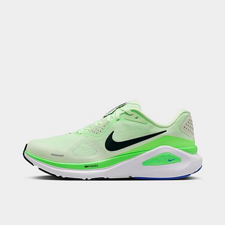 Nike Men's Structure 26 Running Shoes in Volt Tint/Lime Blast/Sapphire Size: 7.5