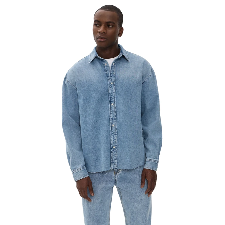 FRAME Relaxed Denim Shirt Suntrace XXL