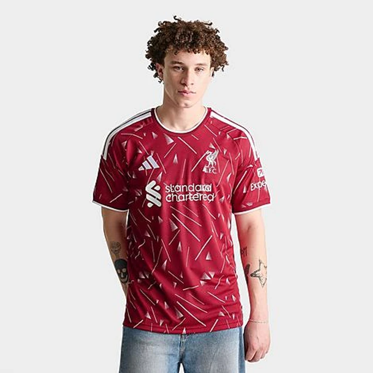 Men's Liverpool FC 26-27 Home Soccer Jersey in Active Maroon Size: Small