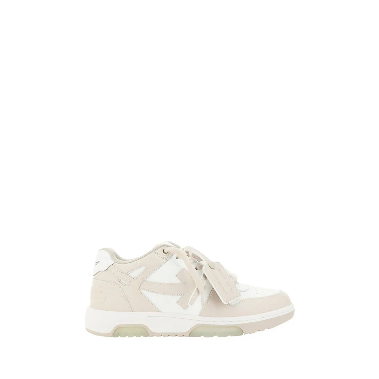 Off-White Beige Polyester Low Top Sneakers - Men