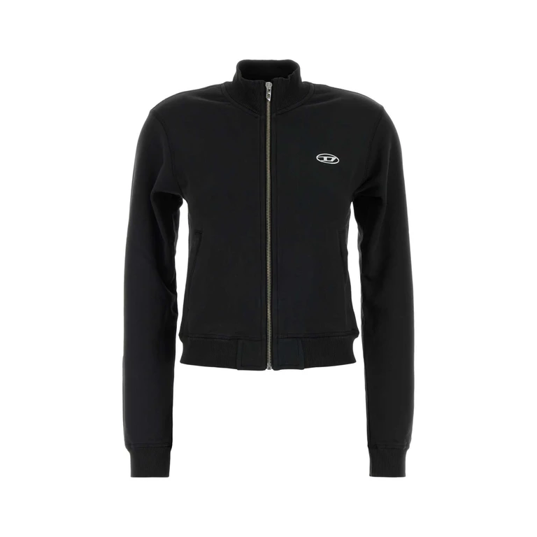 Diesel Black Cotton Sweatshirt 900 Exterior: Felpe - Women