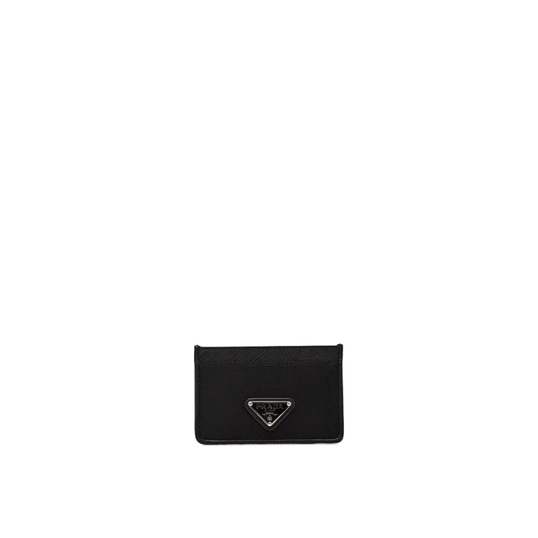 Prada Black Nylon Cardholder Accessory - Women