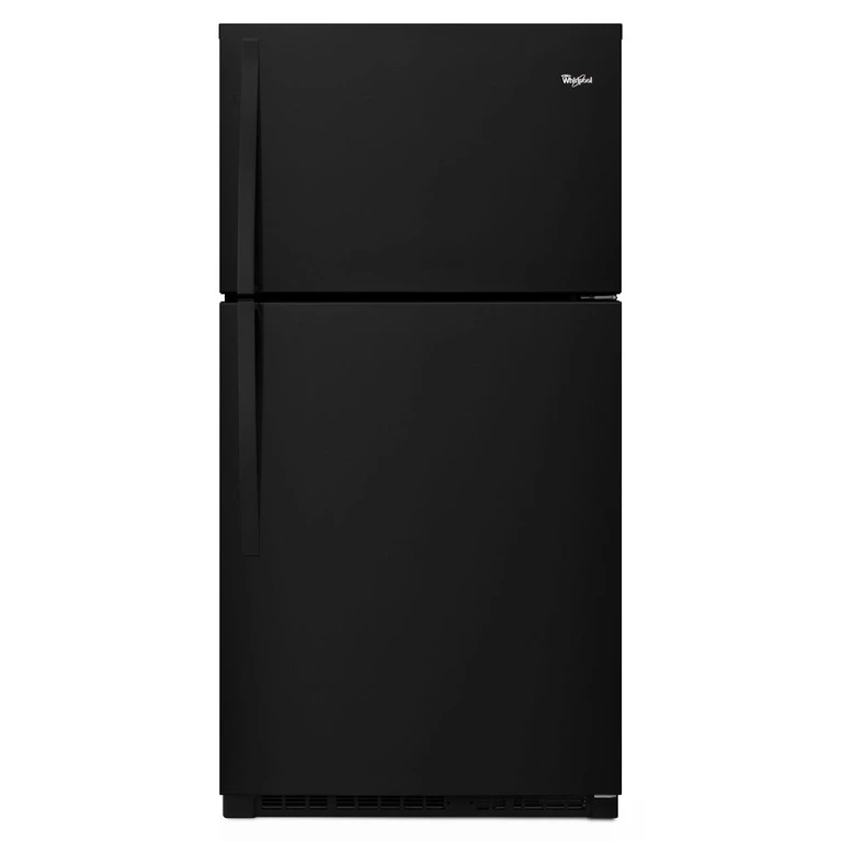 33 in. Wide Top Freezer Refrigerator in Black 21 cu. ft. WRT511SZDB
