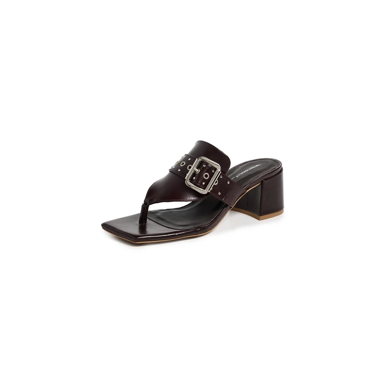 Intentionally Blank Wynona Sandals Maroon 38