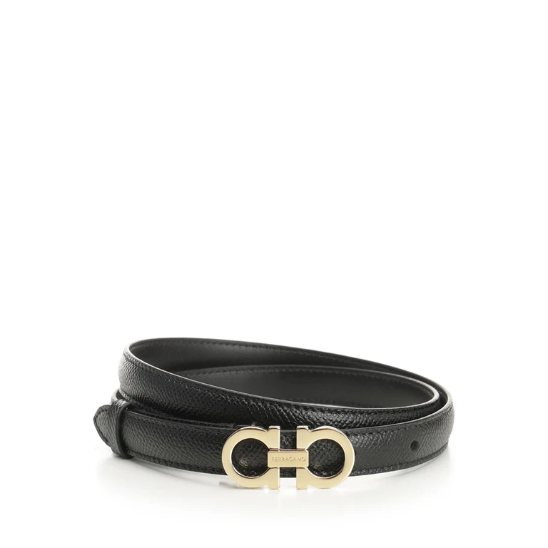 FERRAGAMO Gancini leather Belt Female 95