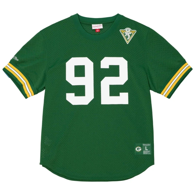 Men's NFL N & N Mesh Crewneck Packers 1994 Reggie White Jerseys